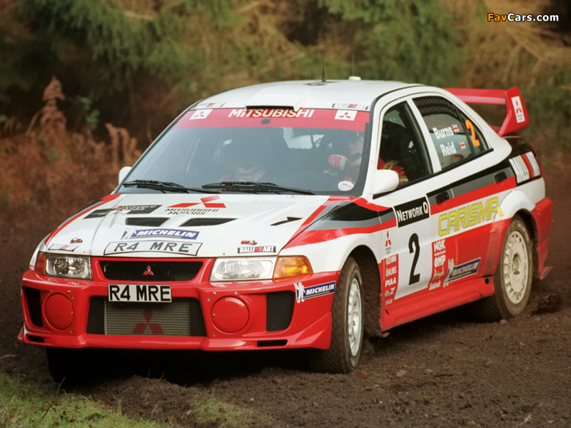 Mitsubishi Carisma GT Evolution V Gr.A WRC 1998 wallpapers (800 x 600)