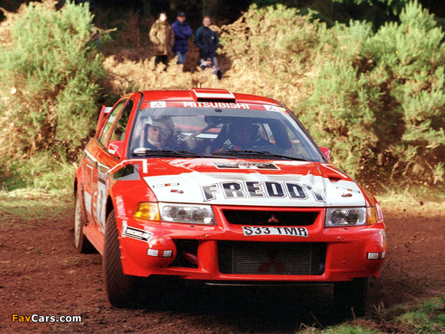 Mitsubishi Carisma GT Evolution VI Gr.A WRC 1999–2001 wallpapers (640 x 480)
