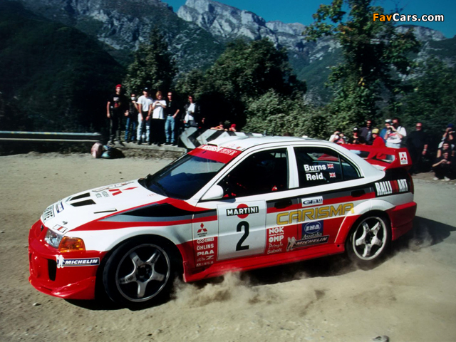 Pictures of Mitsubishi Carisma GT Evolution V Gr.A WRC 1998 (640 x 480)