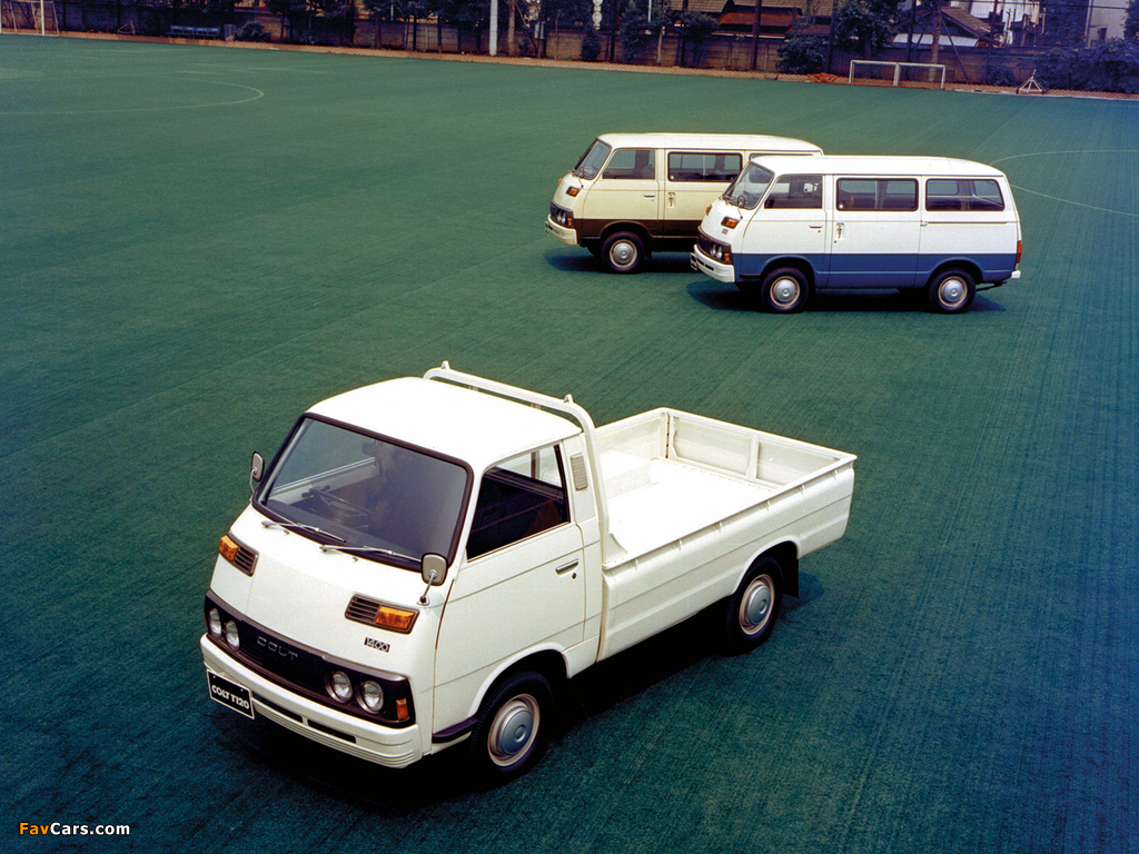 Mitsubishi Colt T120 Pickup & Coach 1974–79 images (1024 x 768)