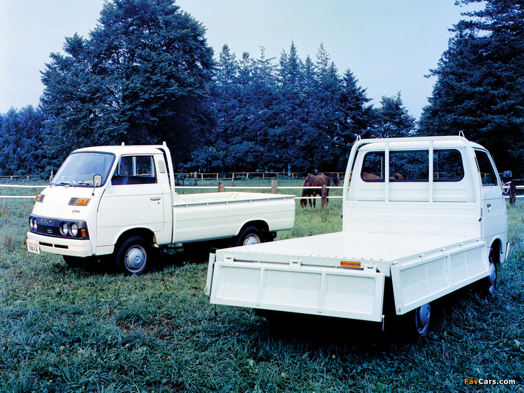 Mitsubishi Colt T120 Pickup & Truck 1974–79 wallpapers (1024 x 768)