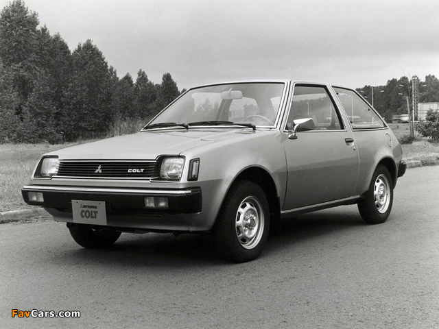 Mitsubishi Colt 3-door 1978–82 pictures (640 x 480)