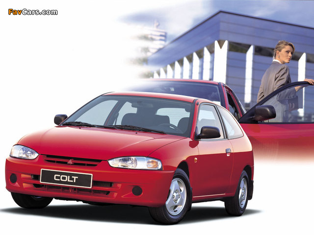 Mitsubishi Colt 3-door 1996–2002 photos (640 x 480)