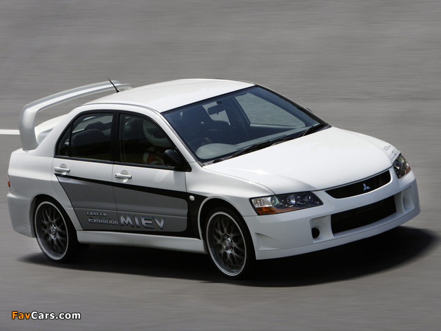 Mitsubishi Lancer Evolution MIEV Concept 2005 photos (640 x 480)