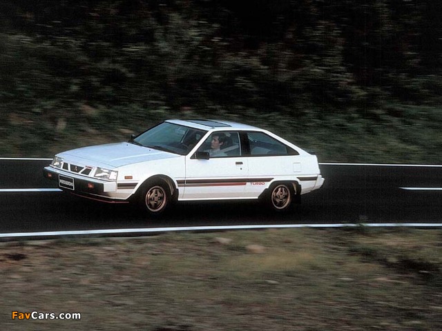 Mitsubishi Cordia Turbo 1986–88 wallpapers (640 x 480)