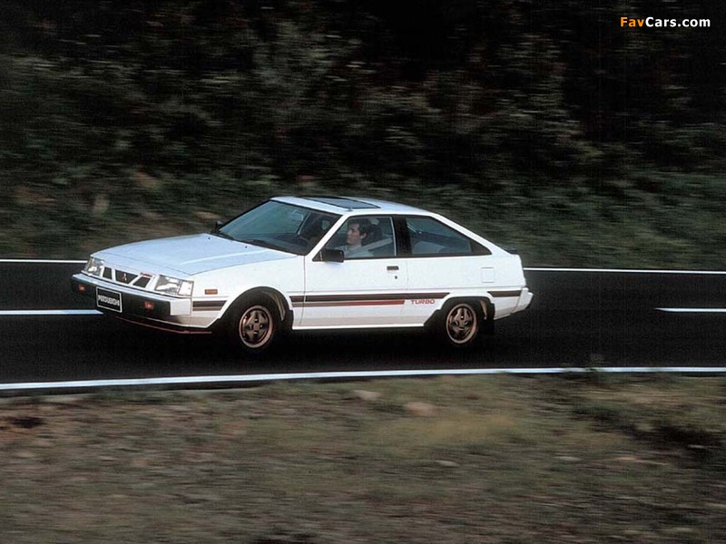 Mitsubishi Cordia Turbo 1986–88 wallpapers (800 x 600)