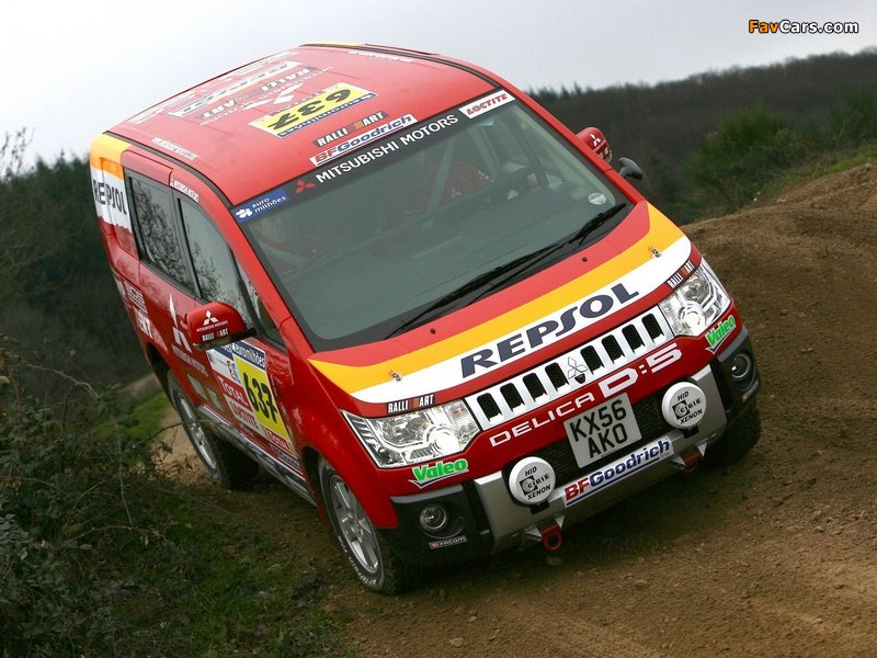 Mitsubishi Delica D:5 Rally 2007 photos (800 x 600)