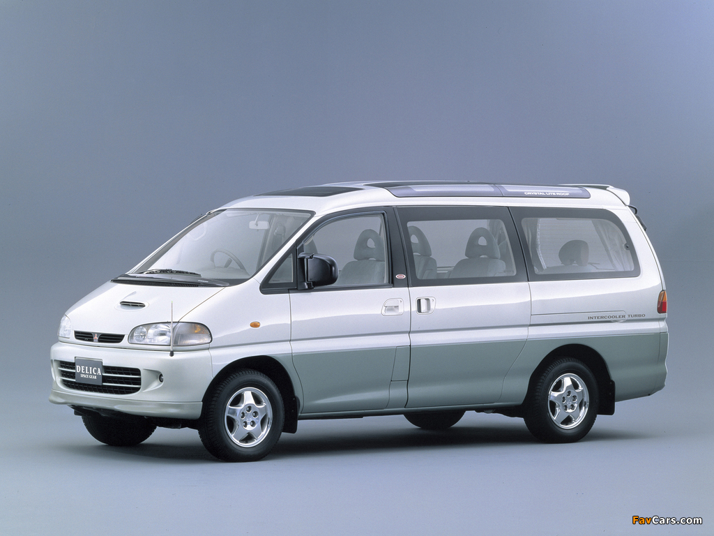 Pictures of Mitsubishi Delica Space Gear LWB 1994–97 (1024 x 768)