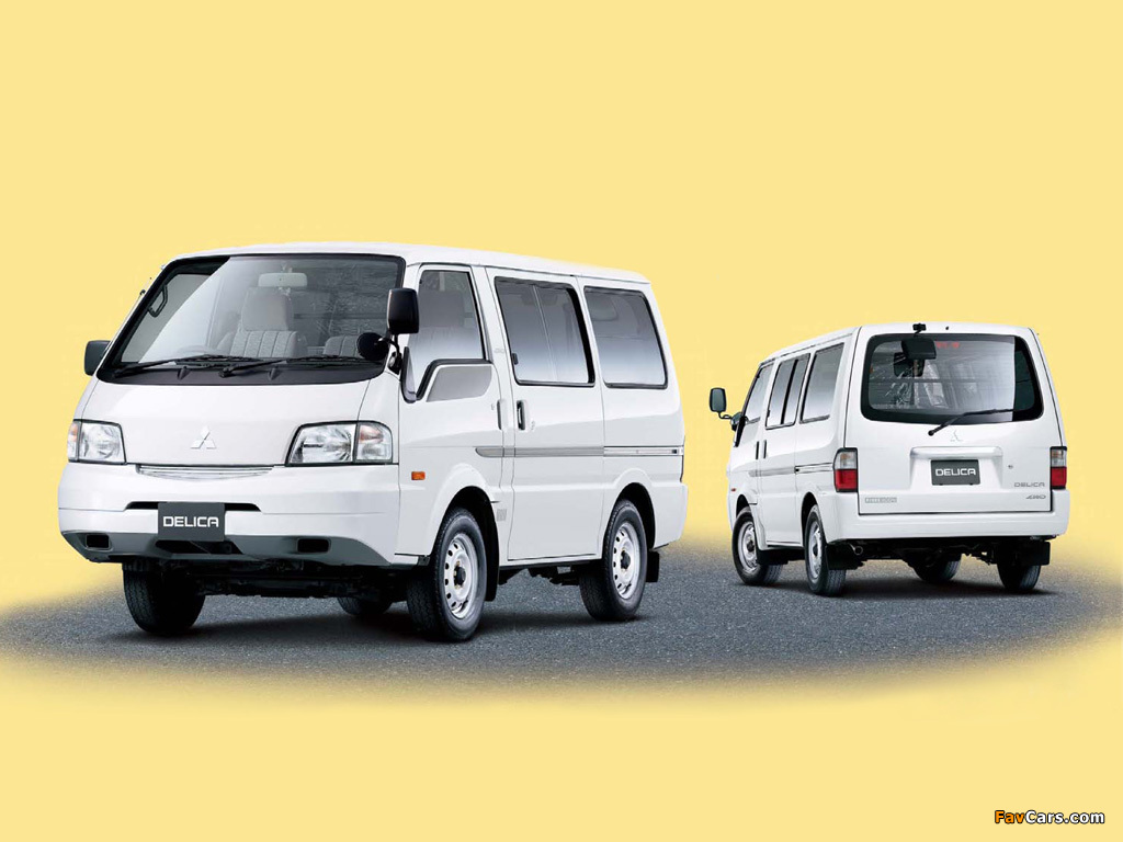 Mitsubishi Delica Van 1999–2011 wallpapers (1024 x 768)