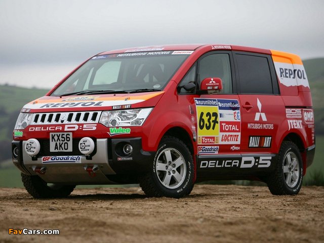 Mitsubishi Delica D:5 Rally 2007 wallpapers (640 x 480)