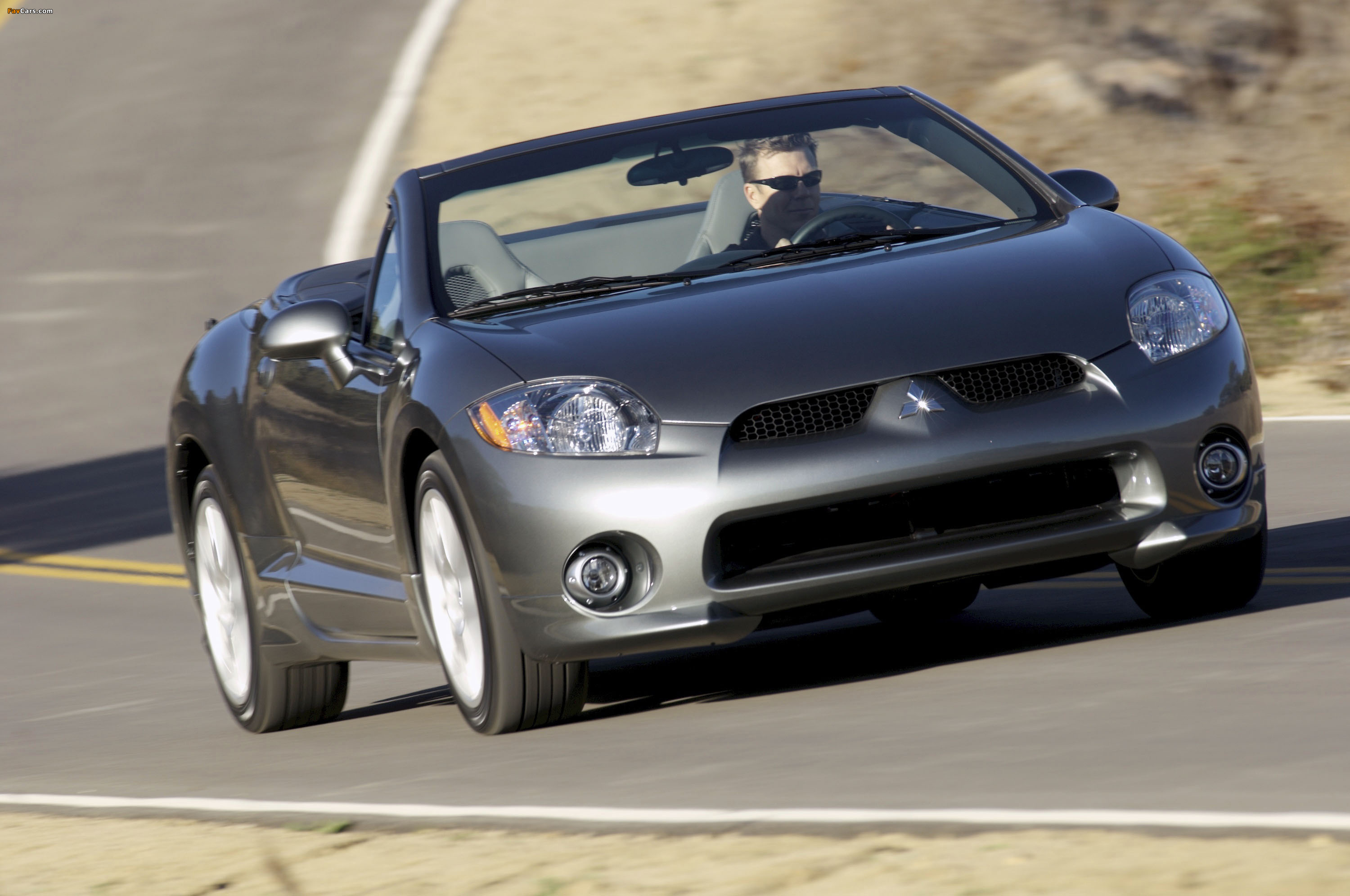 Images of Mitsubishi Eclipse GT Spyder Premium Sport Package North America 2006–08 (3000 x 1991)