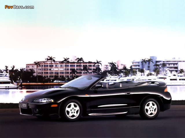 Mitsubishi Eclipse Spyder JP-spec (D38A) 1997–98 photos (640 x 480)