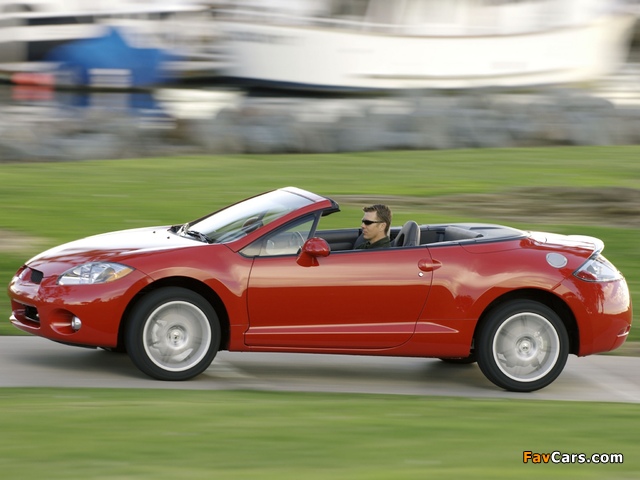 Mitsubishi Eclipse GT Spyder 2005–08 wallpapers (640 x 480)