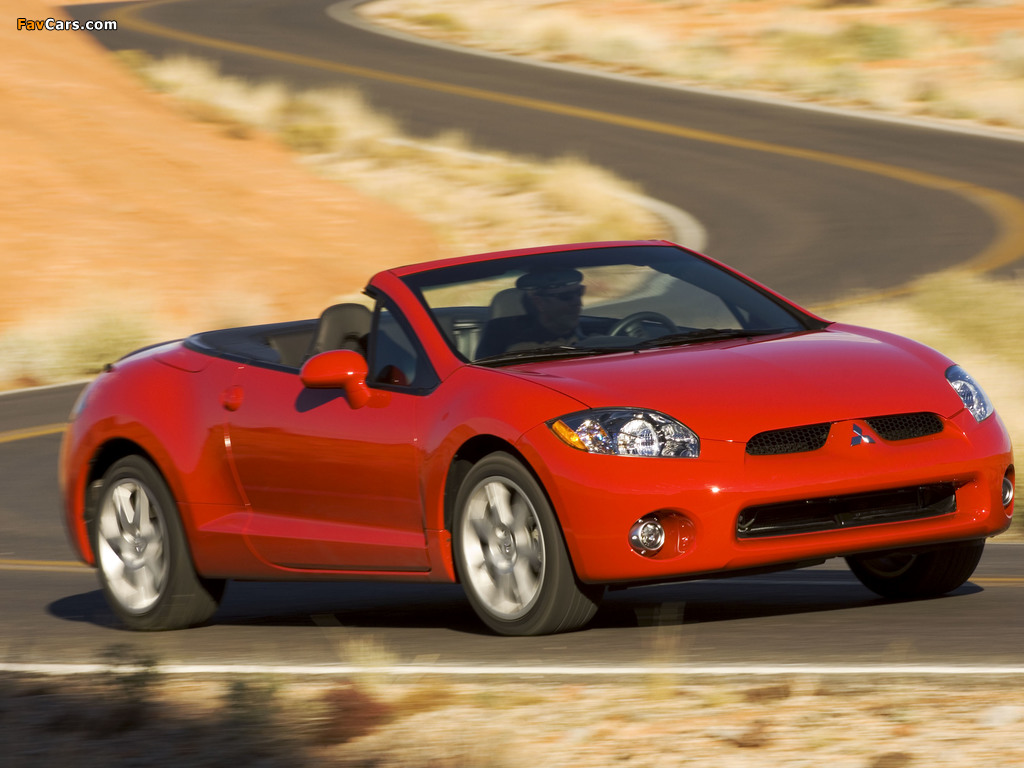 Mitsubishi Eclipse GT Spyder North America 2008–2011 images (1024 x 768)