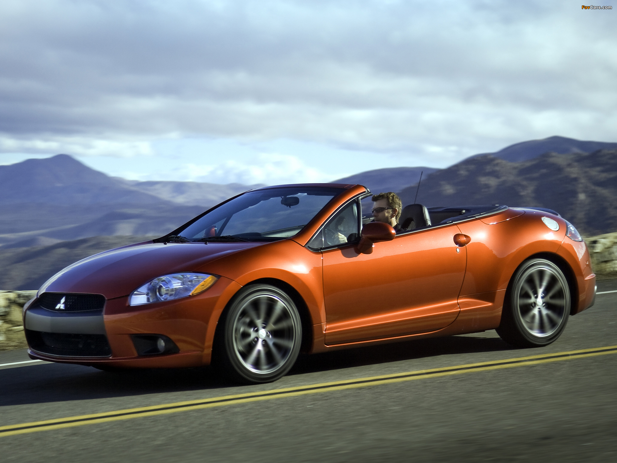 Mitsubishi Eclipse GT Spyder 2008 wallpapers (2048 x 1536)