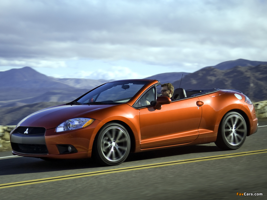 Mitsubishi Eclipse GT Spyder 2008 wallpapers (1024 x 768)