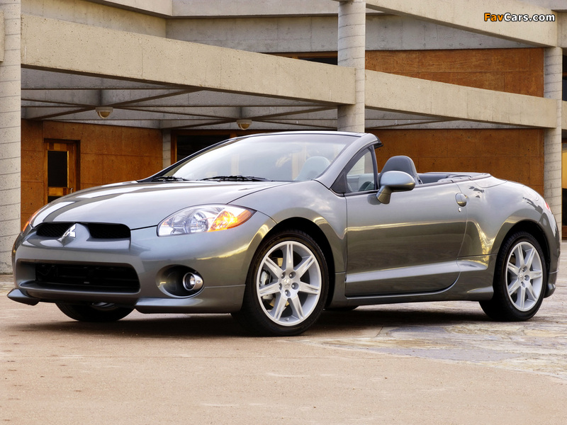 Pictures of Mitsubishi Eclipse GT Spyder Premium Sport Package 2005–08 (800 x 600)