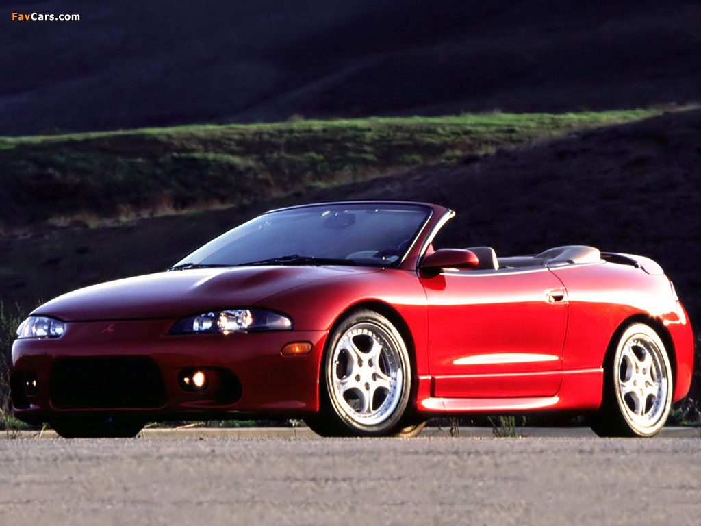 Mitsubishi Eclipse GS-T Spyder (D38A) 1997–99 wallpapers (1024 x 768)
