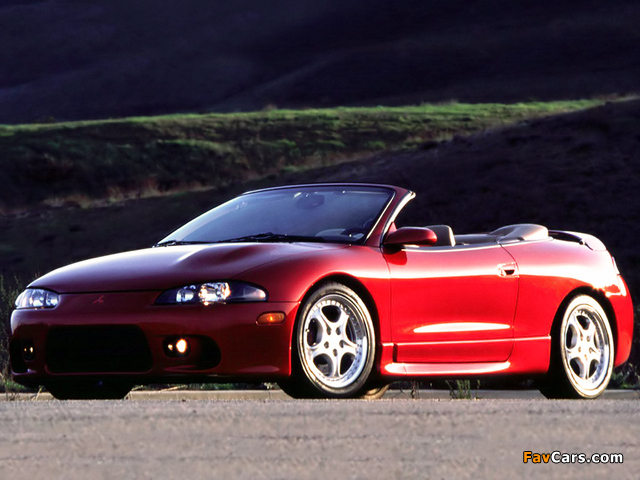 Mitsubishi Eclipse GS-T Spyder (D38A) 1997–99 wallpapers (640 x 480)