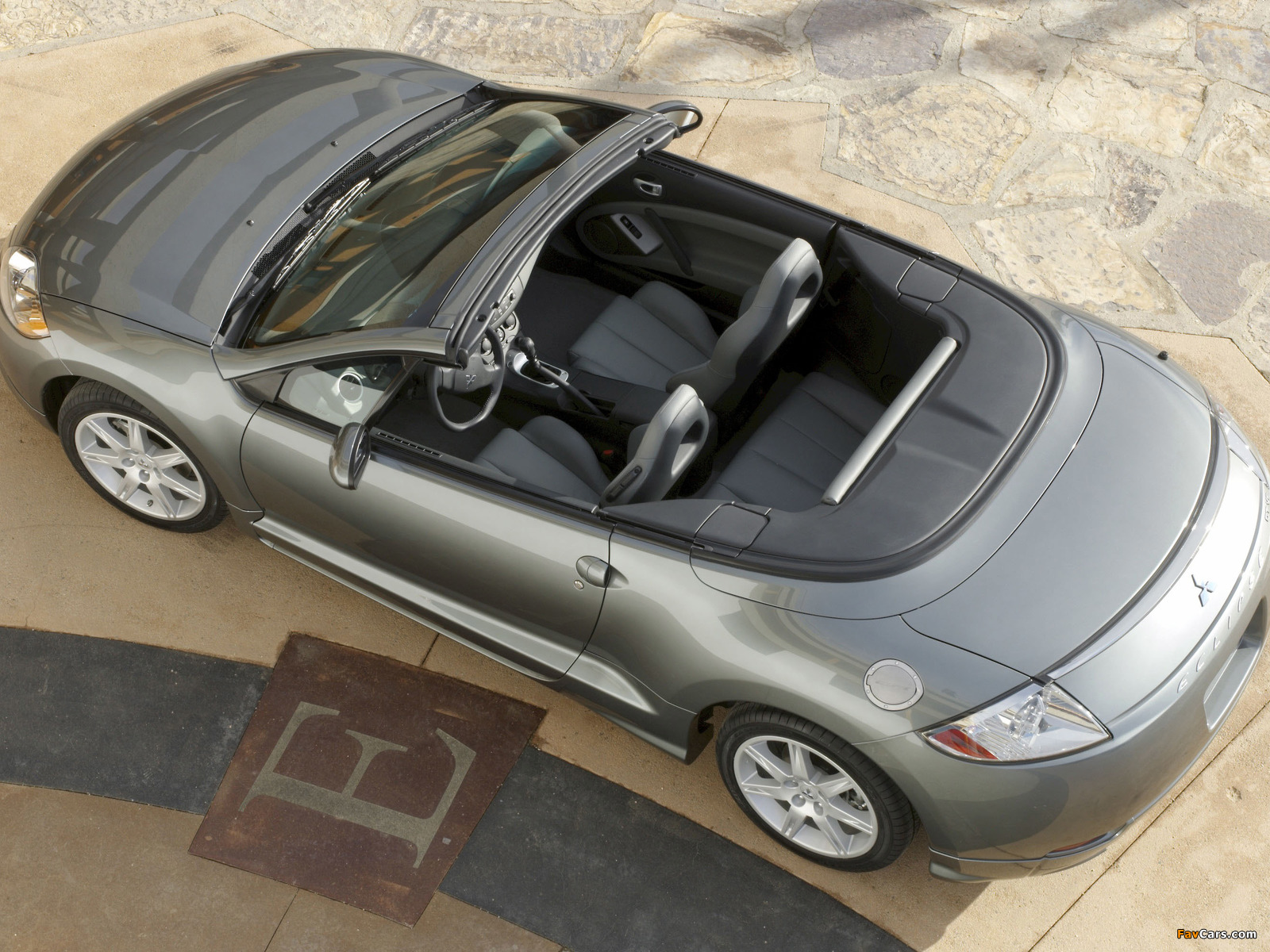 Mitsubishi Eclipse GT Spyder Premium Sport Package North America 2006–08 wallpapers (1600 x 1200)