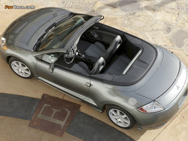Mitsubishi Eclipse GT Spyder Premium Sport Package North America 2006–08 wallpapers (640 x 480)