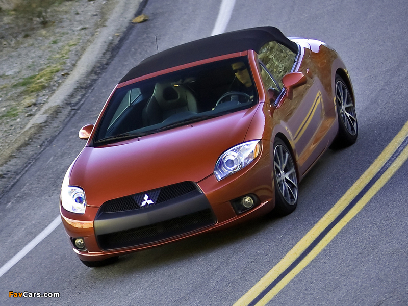 Mitsubishi Eclipse GT Spyder 2008 wallpapers (800 x 600)