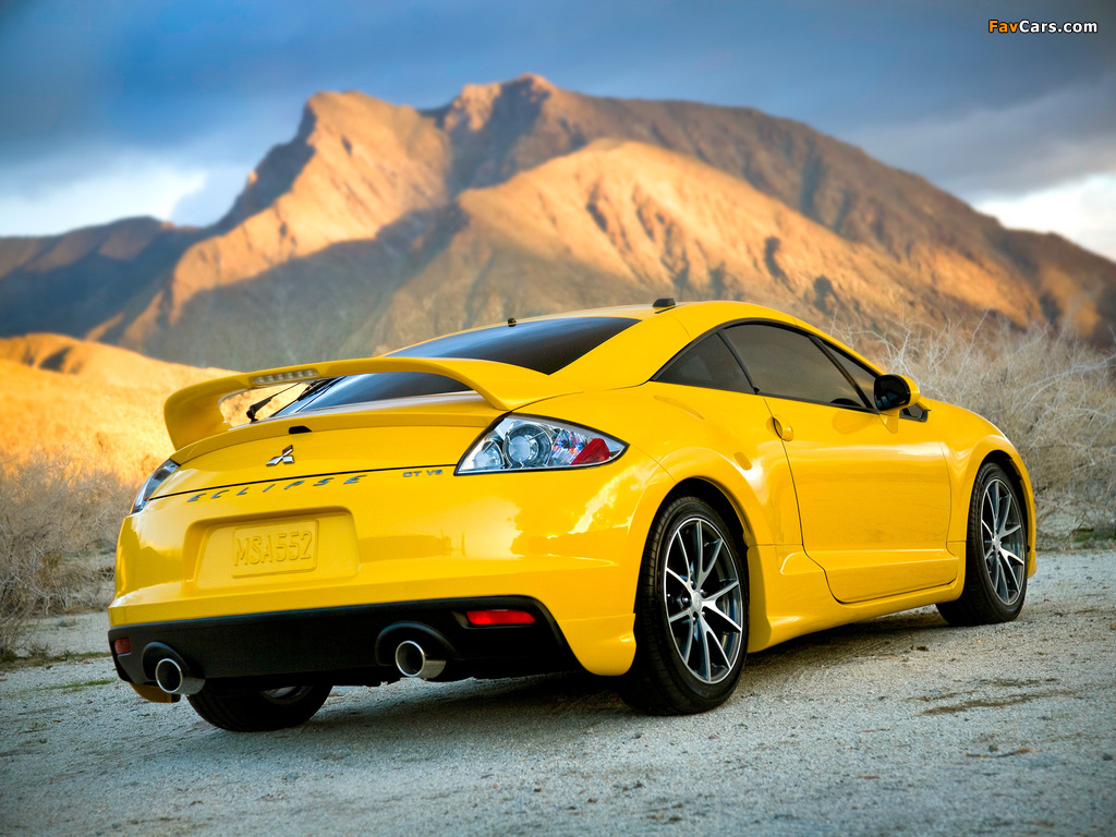 Mitsubishi Eclipse GT 2008–11 wallpapers (1024 x 768)