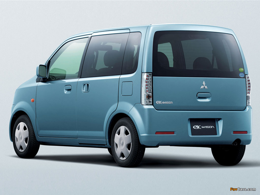 Mitsubishi eK-Wagon (H82W) 2006–08 wallpapers (1024 x 768)