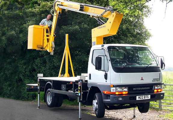 Mitsubishi Fuso Canter Aerial UK-spec (FE5) 1993–2002 photos