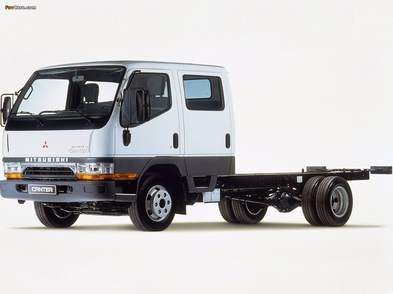 Mitsubishi Fuso Canter Double Cab (FE5) 1993–2002 pictures (1280 x 960)