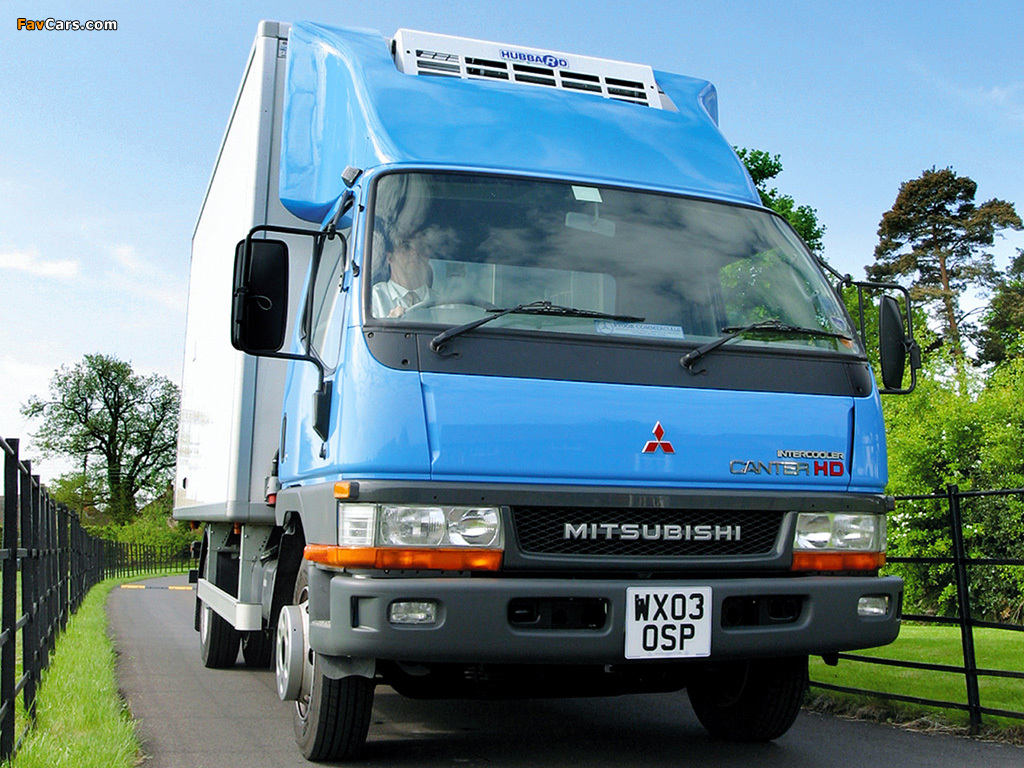 Mitsubishi Fuso Canter HD UK-spec (FE6) 1993–2002 pictures (1024 x 768)