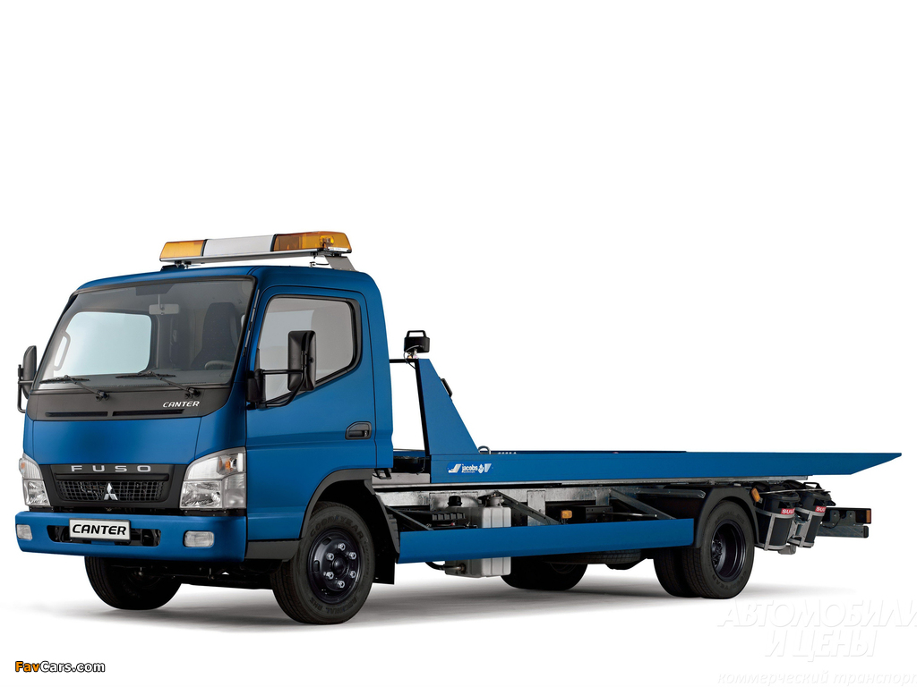 Mitsubishi Fuso Canter Tow Truck (FE7) 2002–10 images (1024 x 768)
