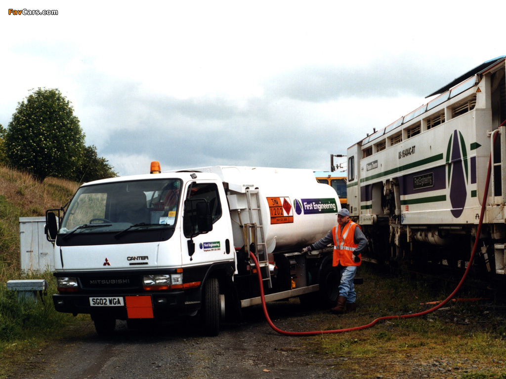 Photos of Mitsubishi Fuso Canter Bowser UK-spec (FE5) 1993–2002 (1024 x 768)