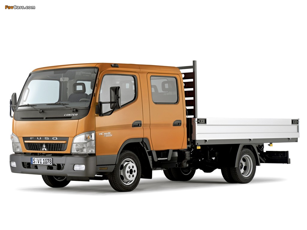 Pictures of Mitsubishi Fuso Canter Double Cab (FE7) 2002–10 (1024 x 768)