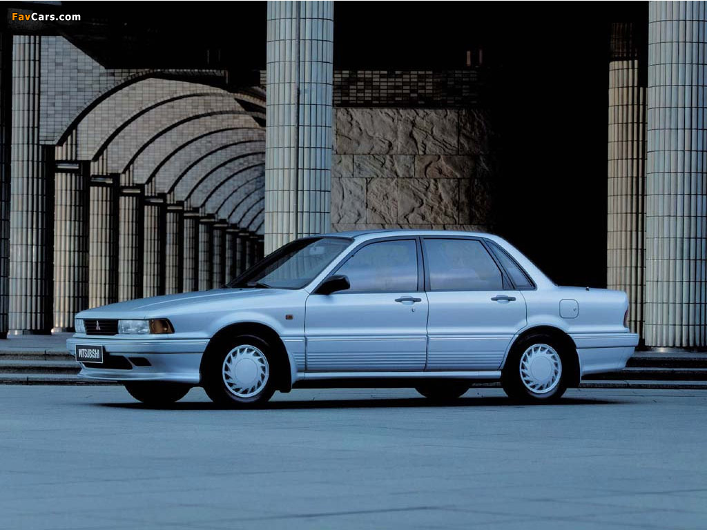 Images of Mitsubishi Galant Sedan (VI) 1987–92 (1024 x 768)