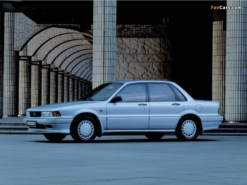 Images of Mitsubishi Galant Sedan (VI) 1987–92 (800 x 600)