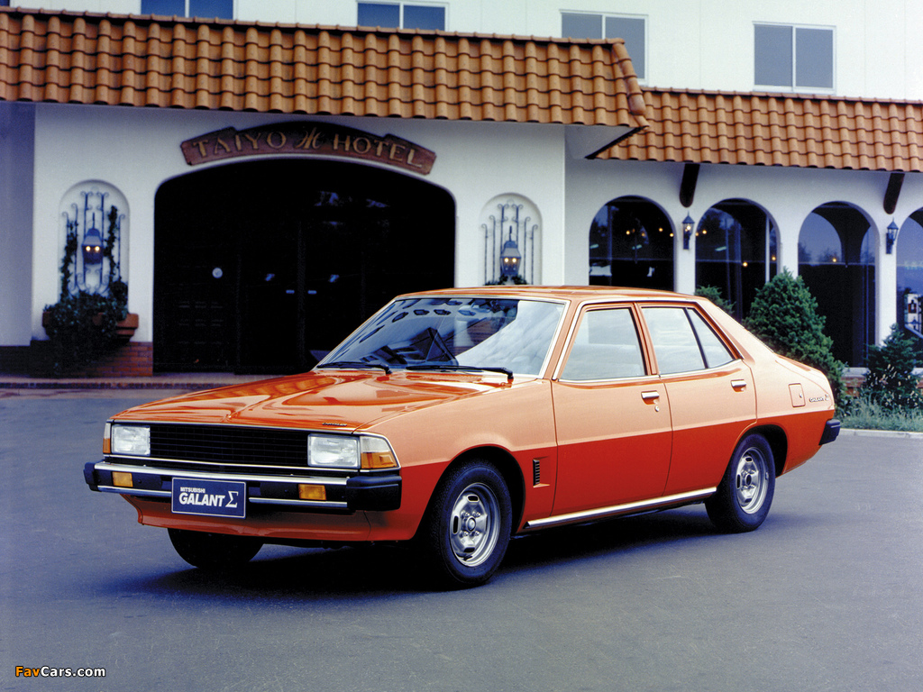 Mitsubishi Galant Sigma (III) 1978–80 pictures (1024 x 768)