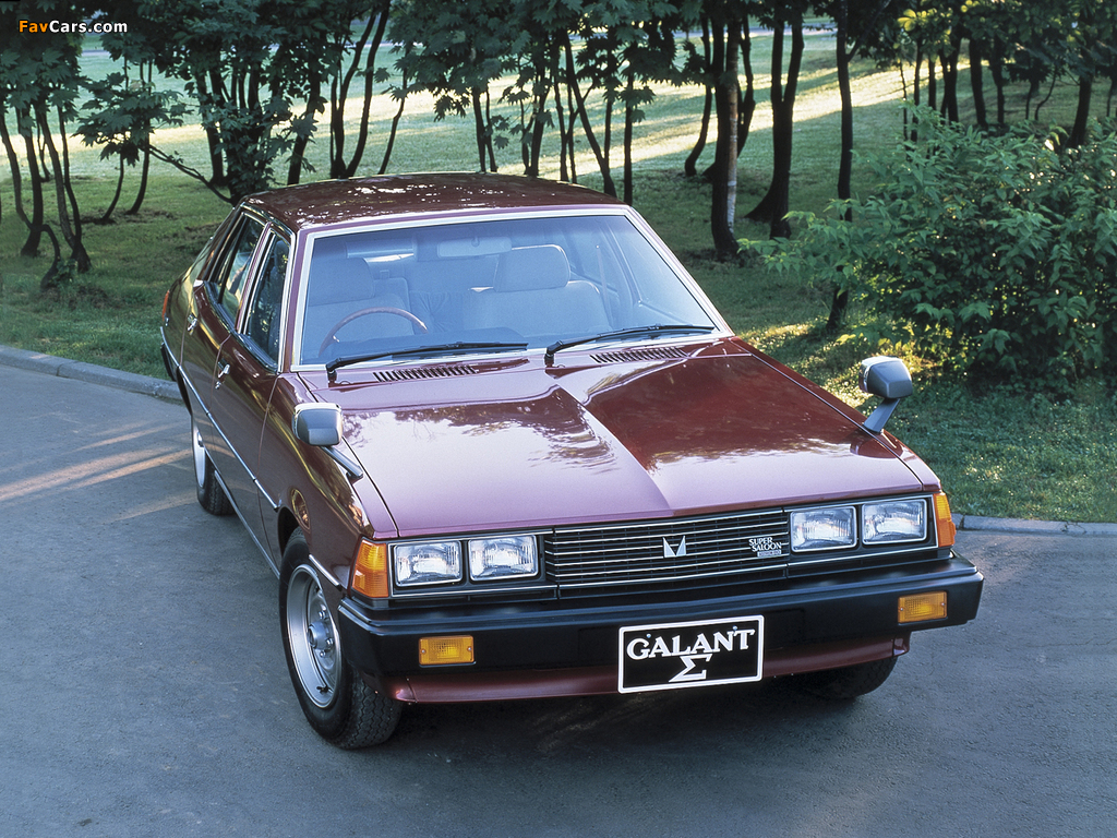 Mitsubishi Galant Sigma (III) 1978–80 wallpapers (1024 x 768)