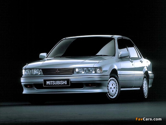 Mitsubishi Galant JP-spec (VI) 1987–92 photos (640 x 480)