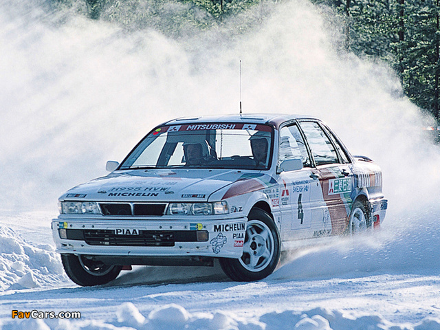 Mitsubishi Galant VR-4RS Swedish Rally (E39A) 1991 images (640 x 480)