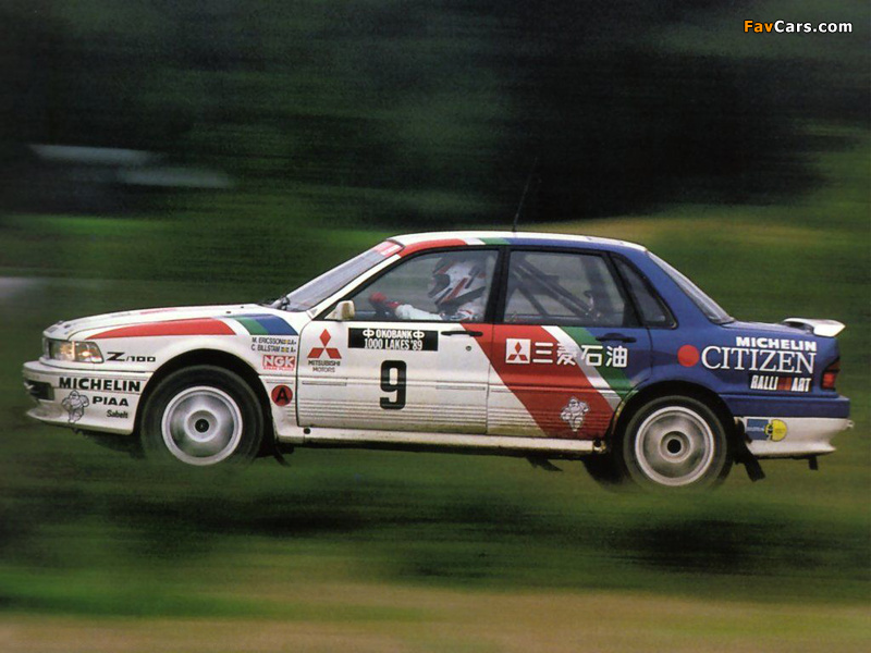 Pictures of Mitsubishi Galant VR-4RS 1000 Lakes Rally (E39A) 1989 (800 x 600)