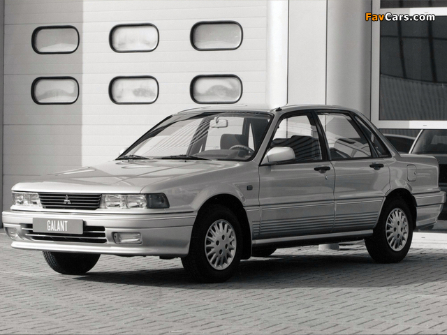 Mitsubishi Galant Sedan (VI) 1987–92 wallpapers (640 x 480)