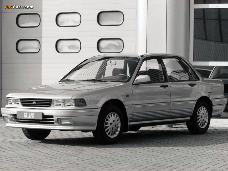 Mitsubishi Galant Sedan (VI) 1987–92 wallpapers (800 x 600)