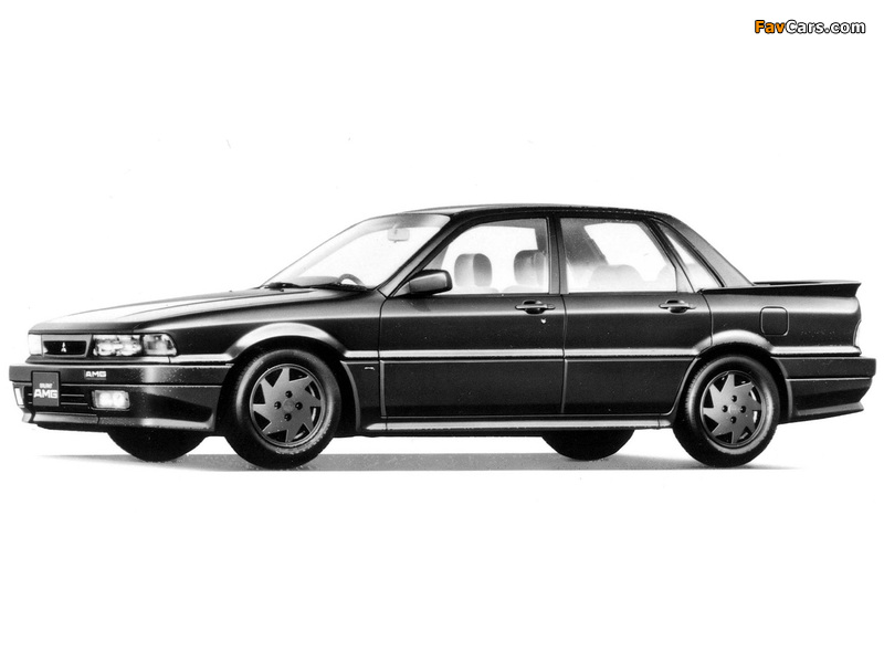 Mitsubishi Galant AMG (E33A) 1989–90 wallpapers (800 x 600)