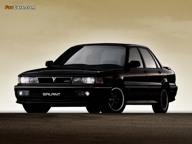 Mitsubishi Galant Super VR-4 (E39A) 1990 wallpapers (640 x 480)