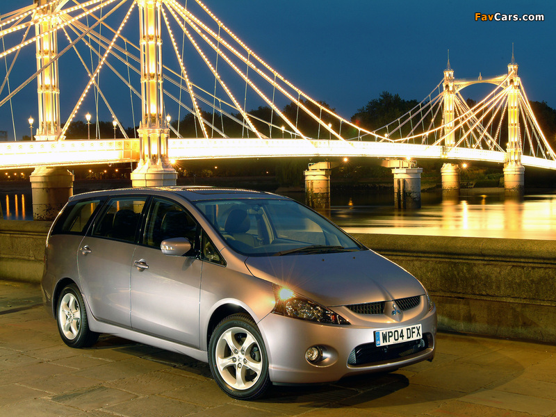 Mitsubishi Grandis UK-spec 2003–10 wallpapers (800 x 600)