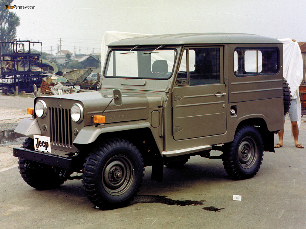 Pictures of Mitsubishi Jeep Metal Top (J20H) 1965–82 (1024 x 768)