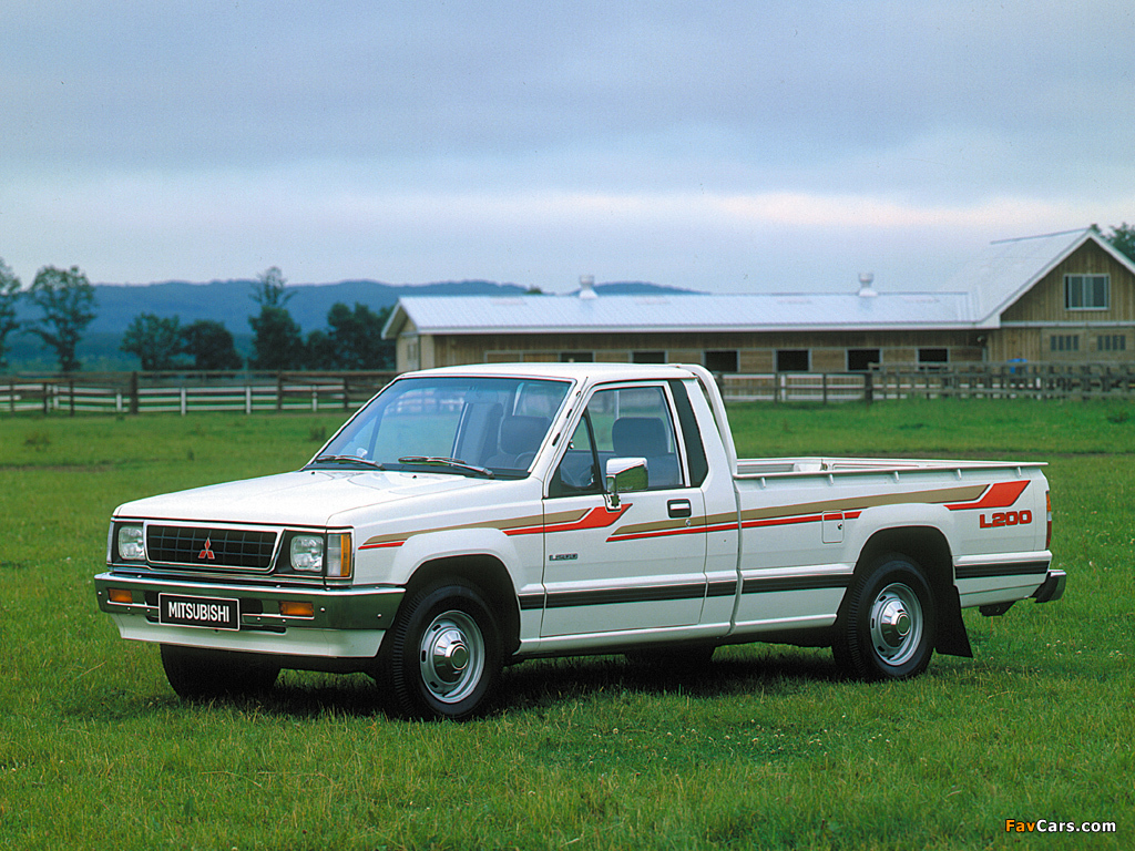 Images of Mitsubishi L200 Single Cab 1986–96 (1024 x 768)