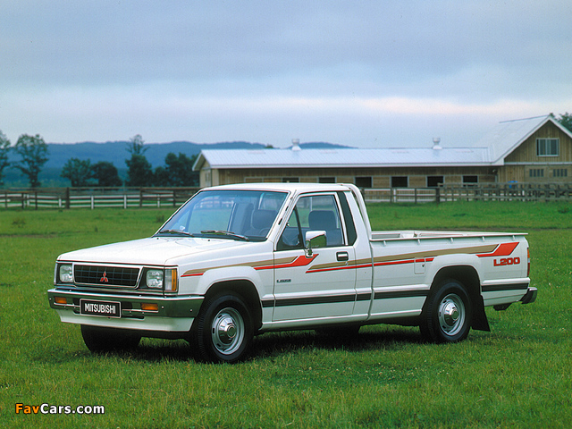 Images of Mitsubishi L200 Single Cab 1986–96 (640 x 480)