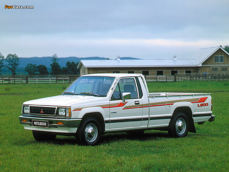 Images of Mitsubishi L200 Single Cab 1986–96 (800 x 600)